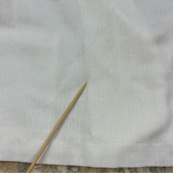 Vintage 80’s White Summer Open Blazer Linen Blend Large - Picture 7 of 9